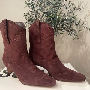 Schutz Allie Western Booties